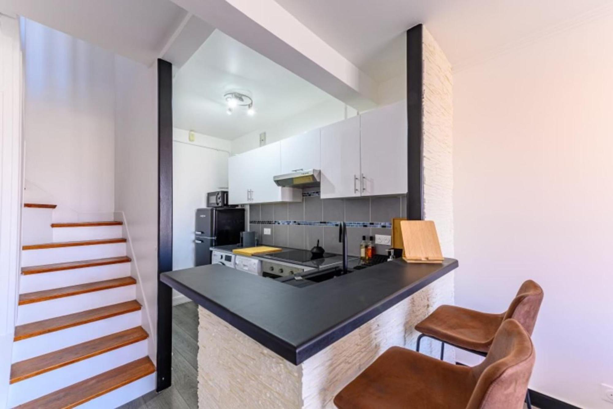 Ferienwohnung Magnifique Duplex Cosy Gare Terrasse 4Pers Argenteuil Exterior foto